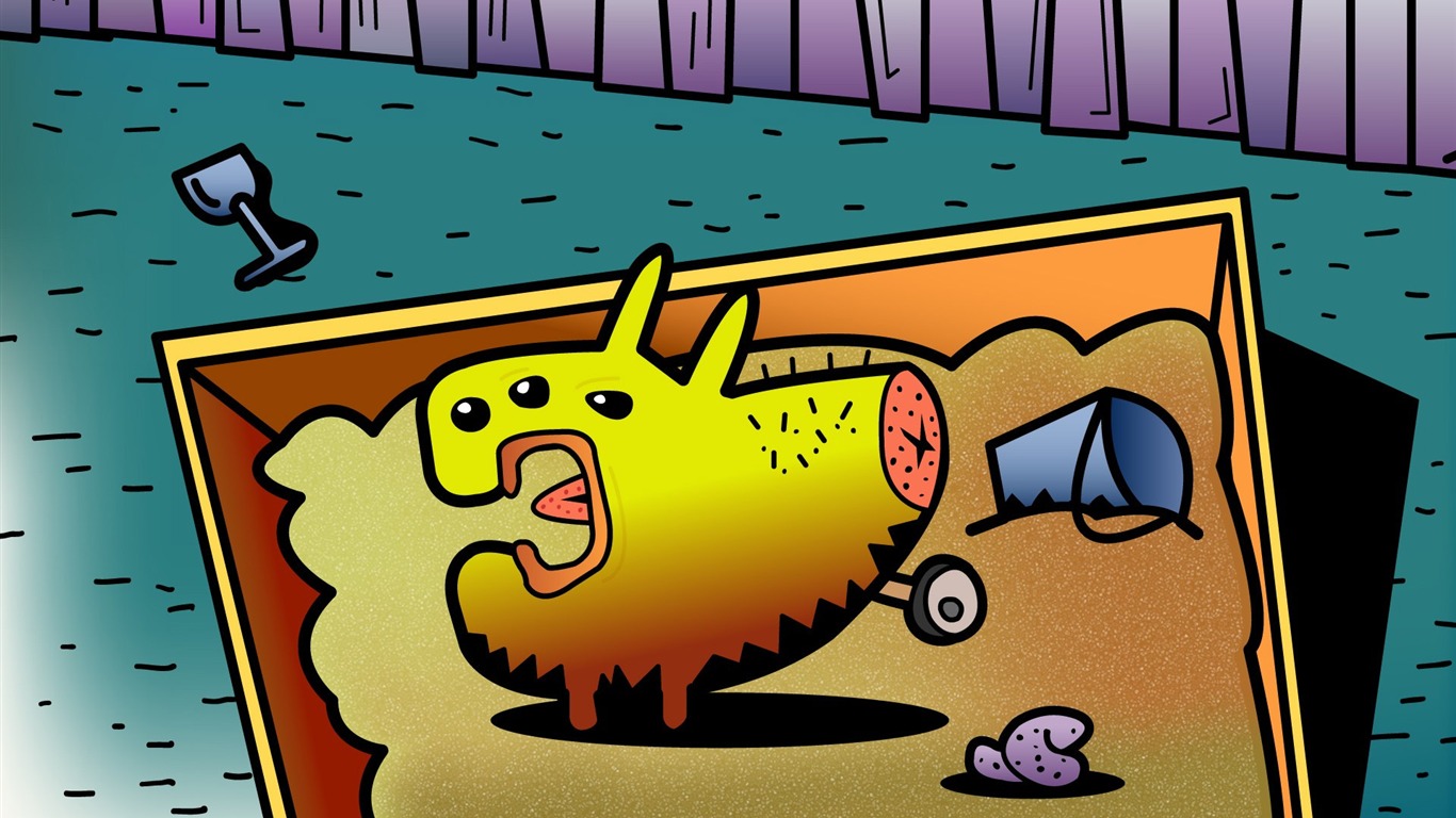 Blurburger 高清壁紙(三) #19 - 1366x768