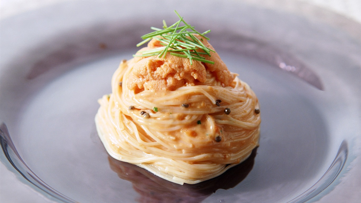 Gourmet večeře tapety (2) #12 - 1366x768