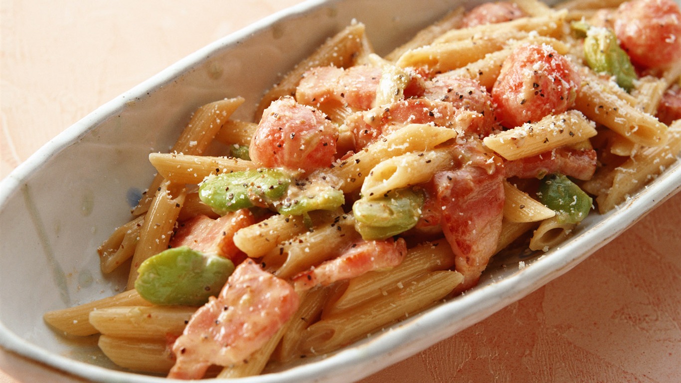 Gourmet večeře tapety (2) #13 - 1366x768