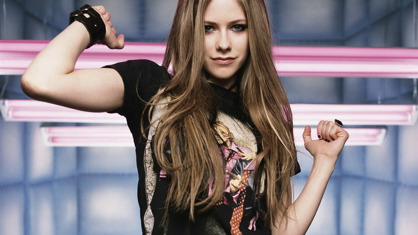Avril Lavigne hermoso fondo de pantalla (3) #14 - 1366x768