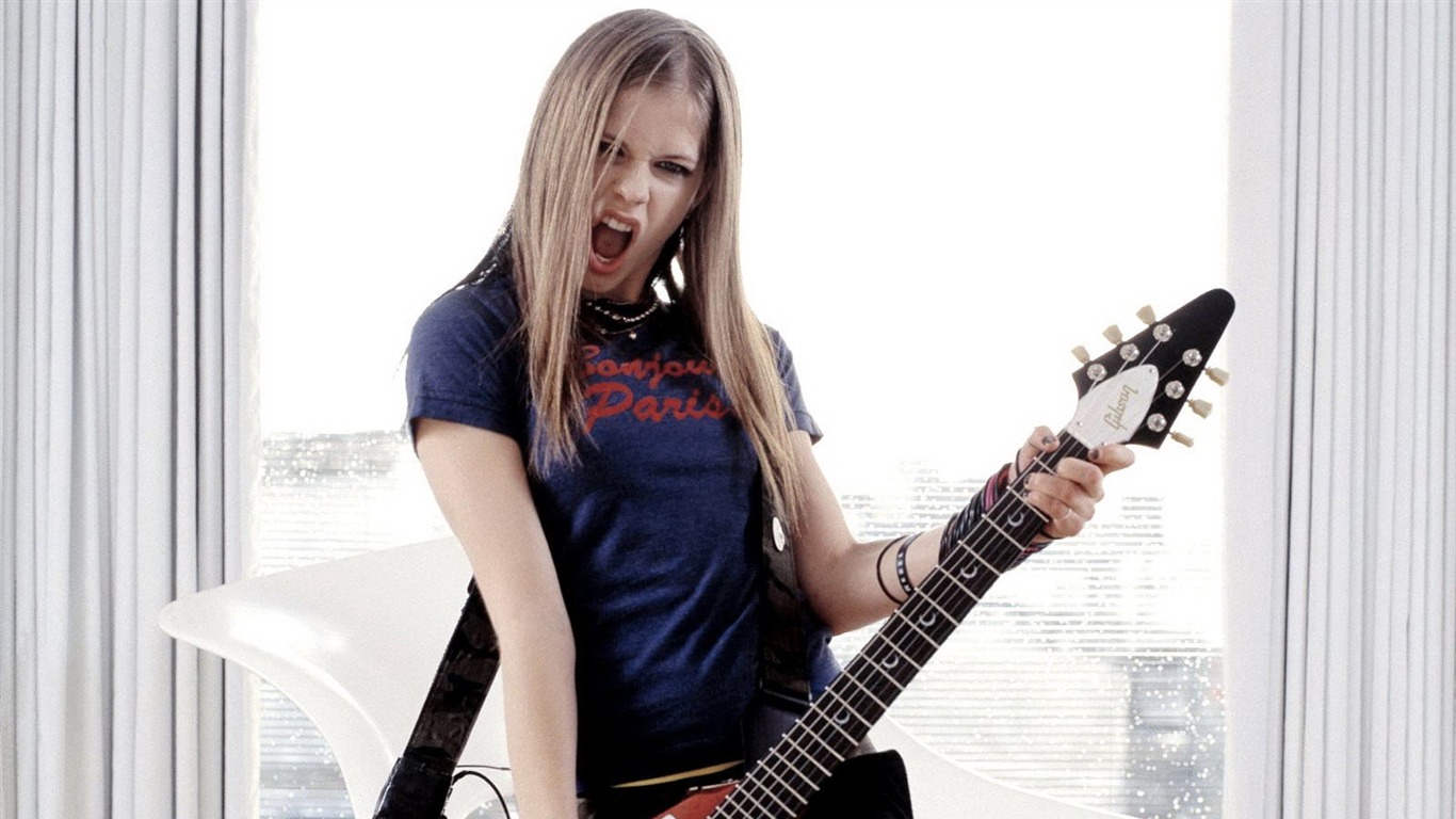 Avril Lavigne hermoso fondo de pantalla (3) #20 - 1366x768
