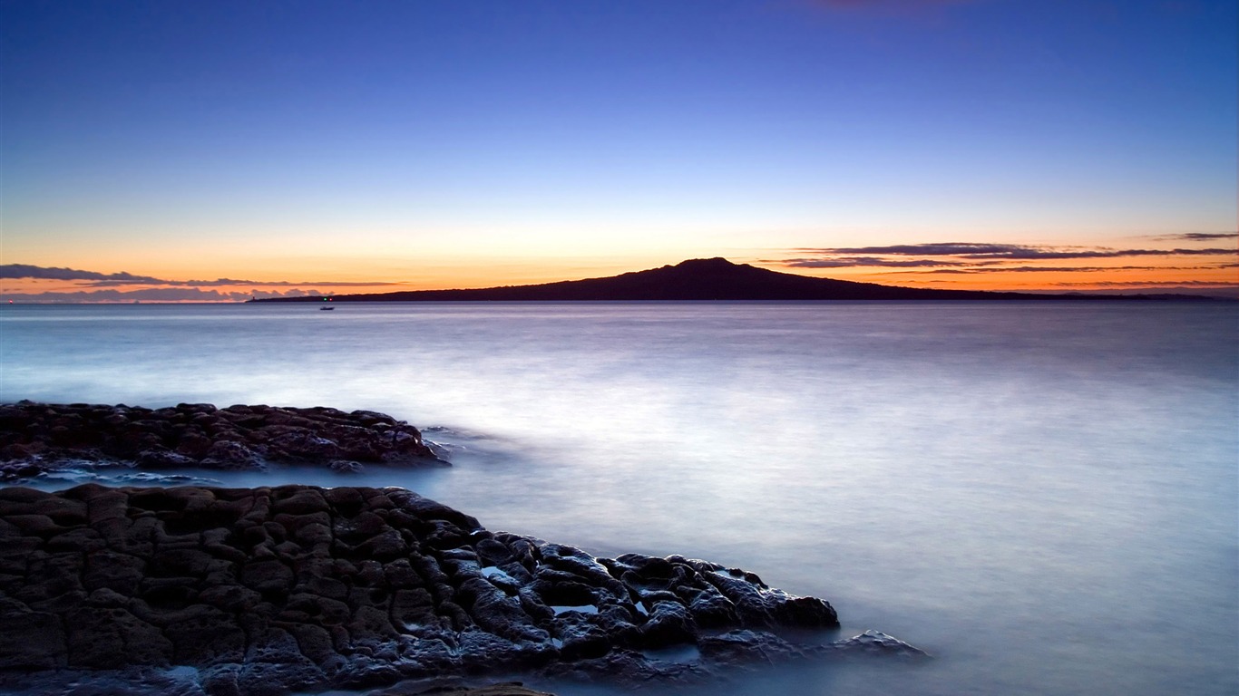 超大海濱海岸風光 壁紙(一) #9 - 1366x768