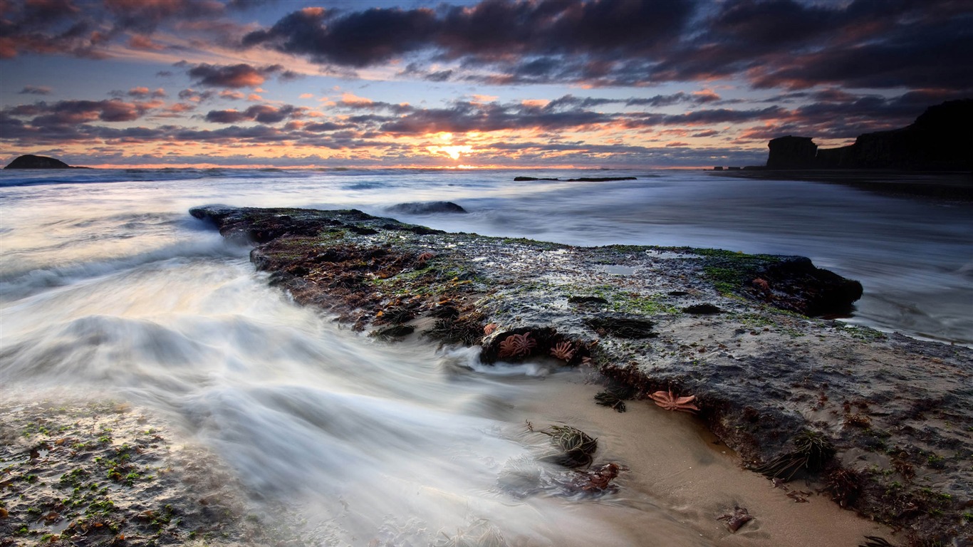 超大海滨海岸风光 壁纸(一)20 - 1366x768