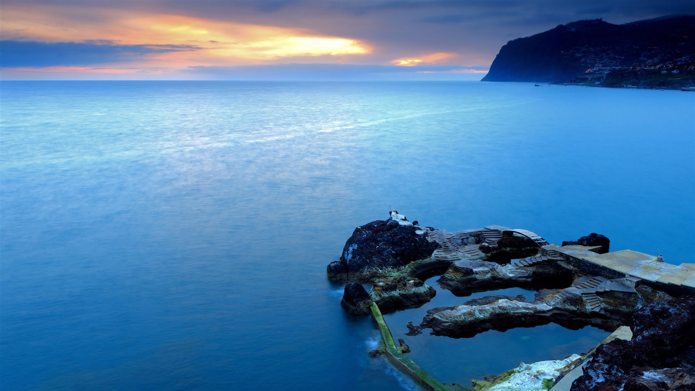 超大海滨海岸风光 壁纸(二)12 - 1366x768