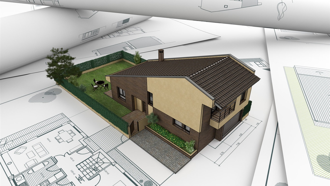 3d 建筑设计壁纸 一 14 1366x768 壁纸下载 3d 建筑设计壁纸 一 设计壁纸 V3壁纸站