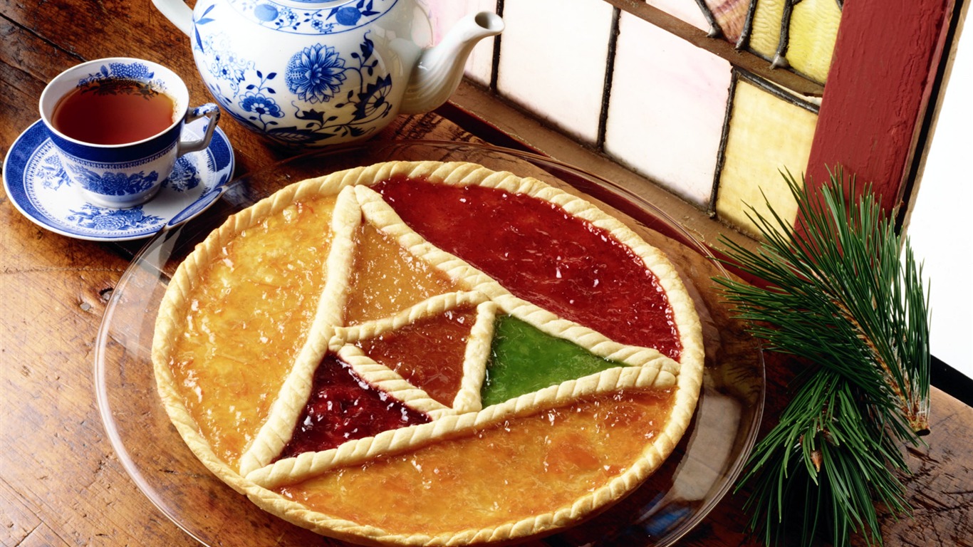 Gourmet večeře tapety (3) #18 - 1366x768