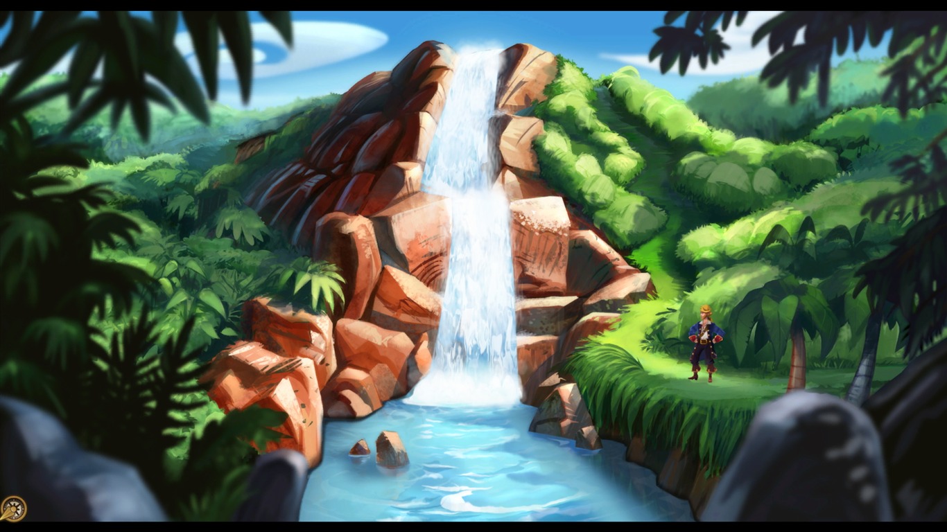 猴島 遊戲壁紙 #1 - 1366x768