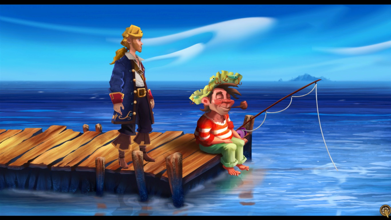 Monkey Island hra wallpaper #2 - 1366x768