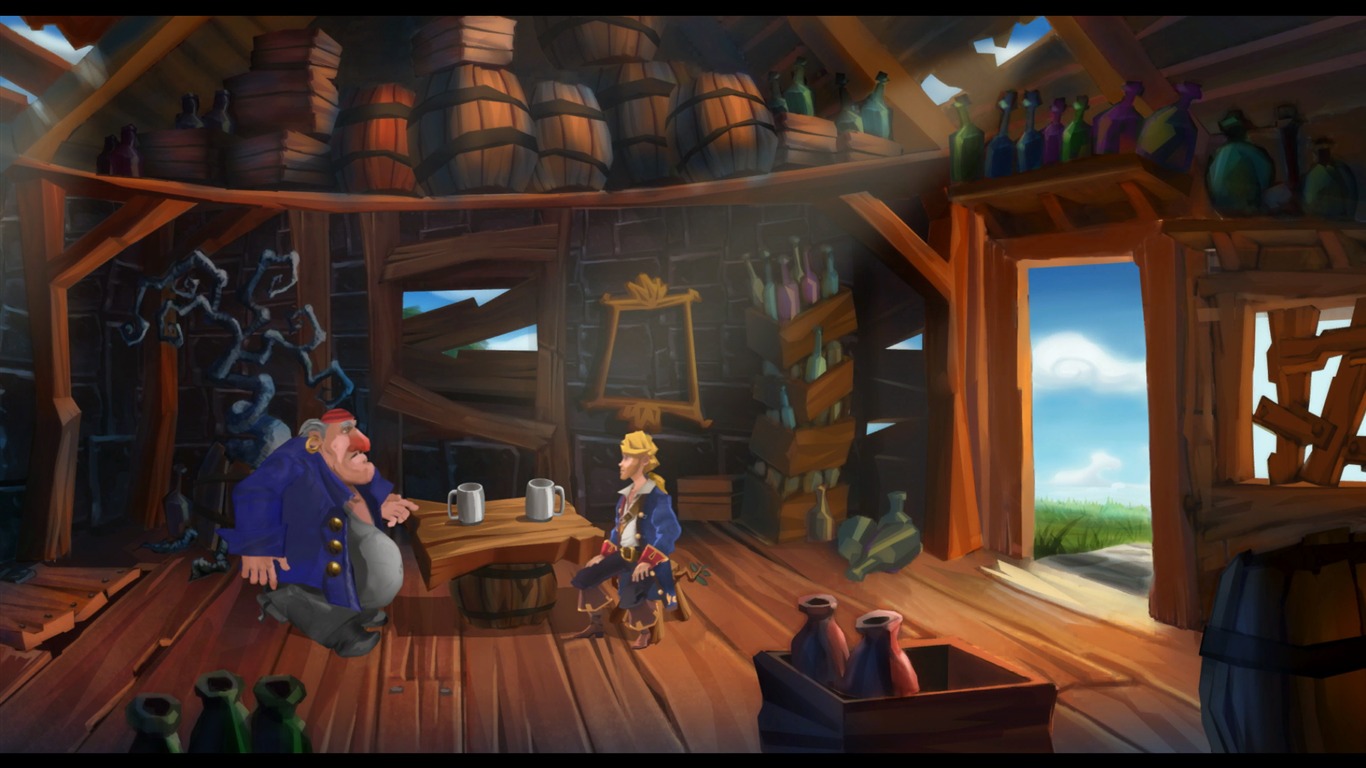 Monkey Island hra wallpaper #10 - 1366x768