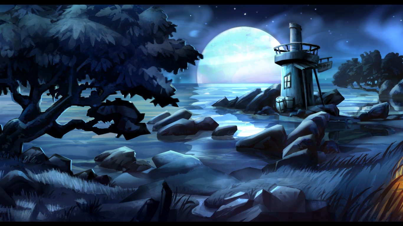 Monkey Island game wallpaper #11 - 1366x768