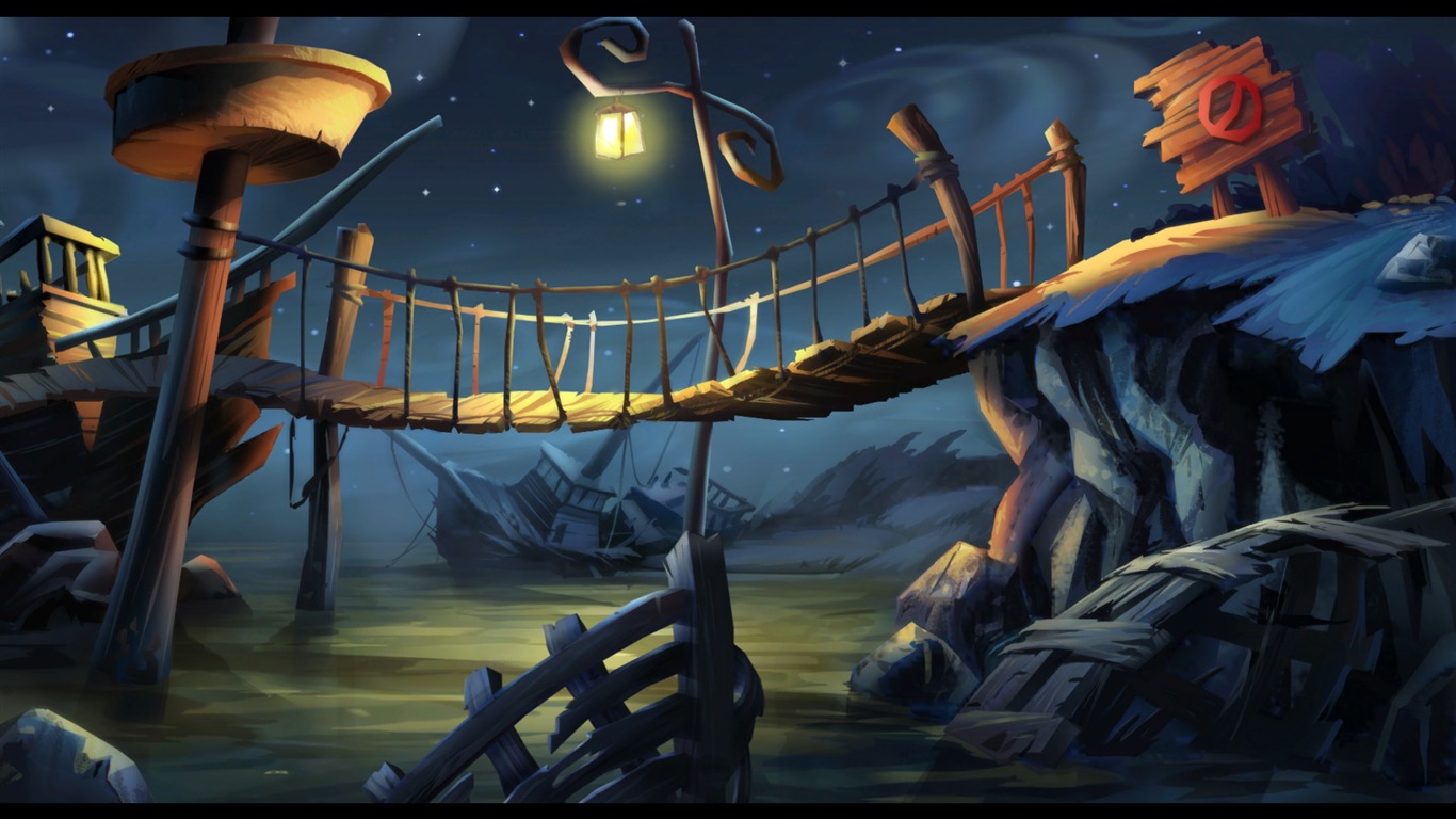 Monkey Island fondos de escritorio de juego #12 - 1366x768