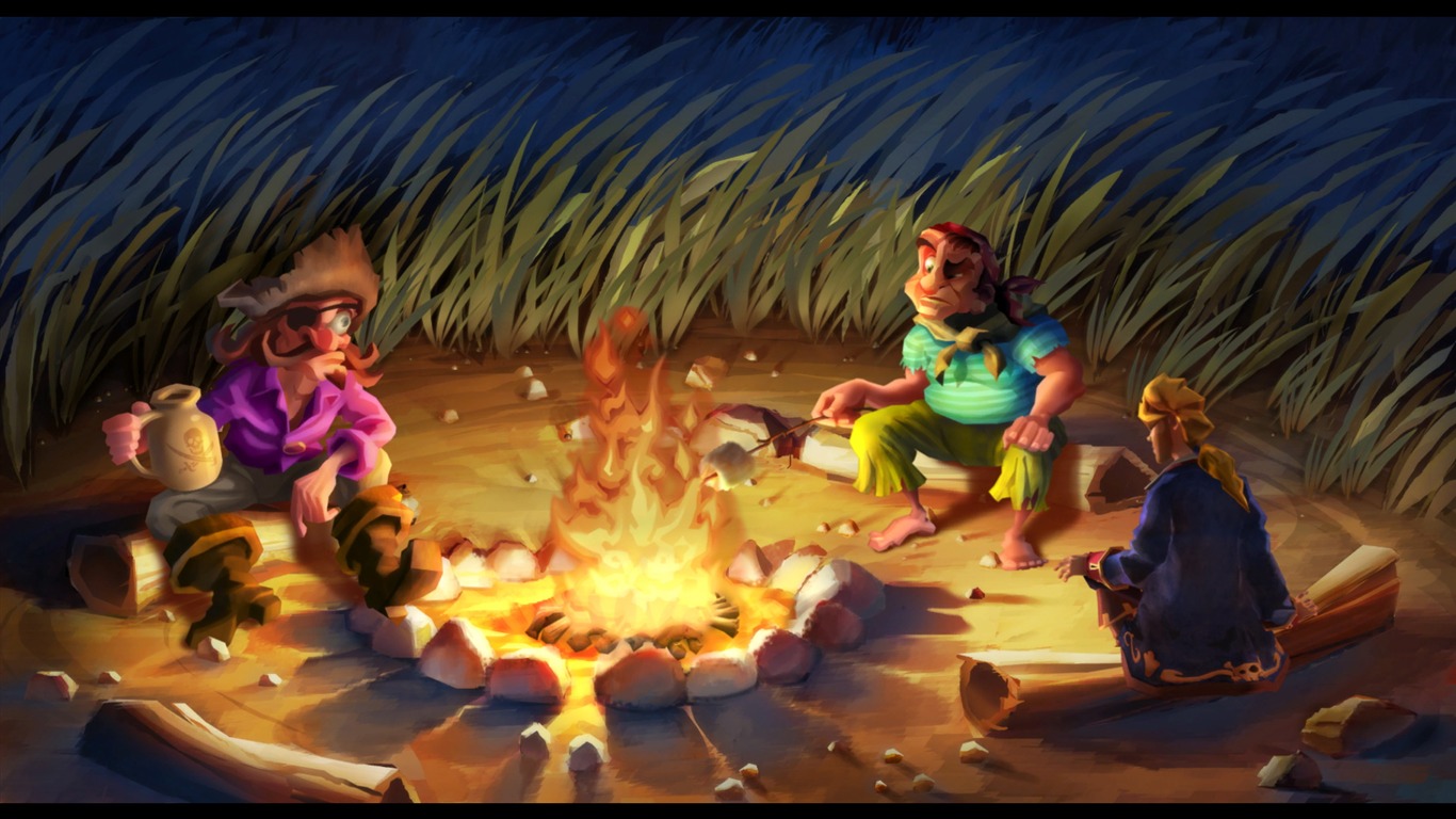 Monkey Island hra wallpaper #14 - 1366x768