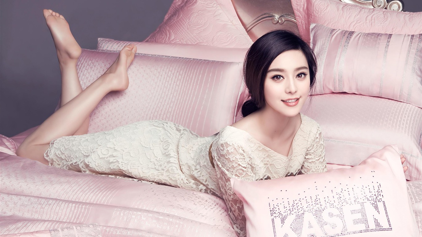 팬 Bingbing 사진의 HD 벽지 #9 - 1366x768