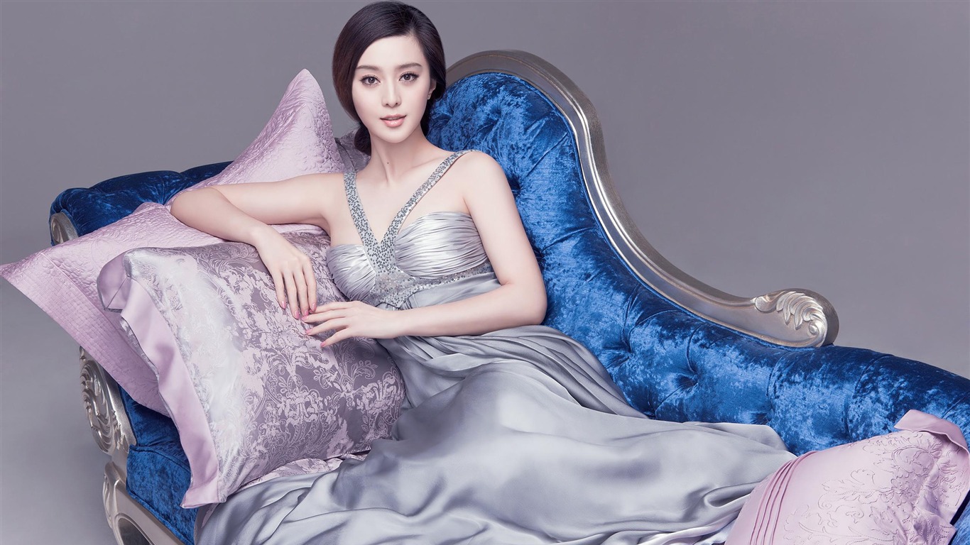 팬 Bingbing 사진의 HD 벽지 #12 - 1366x768