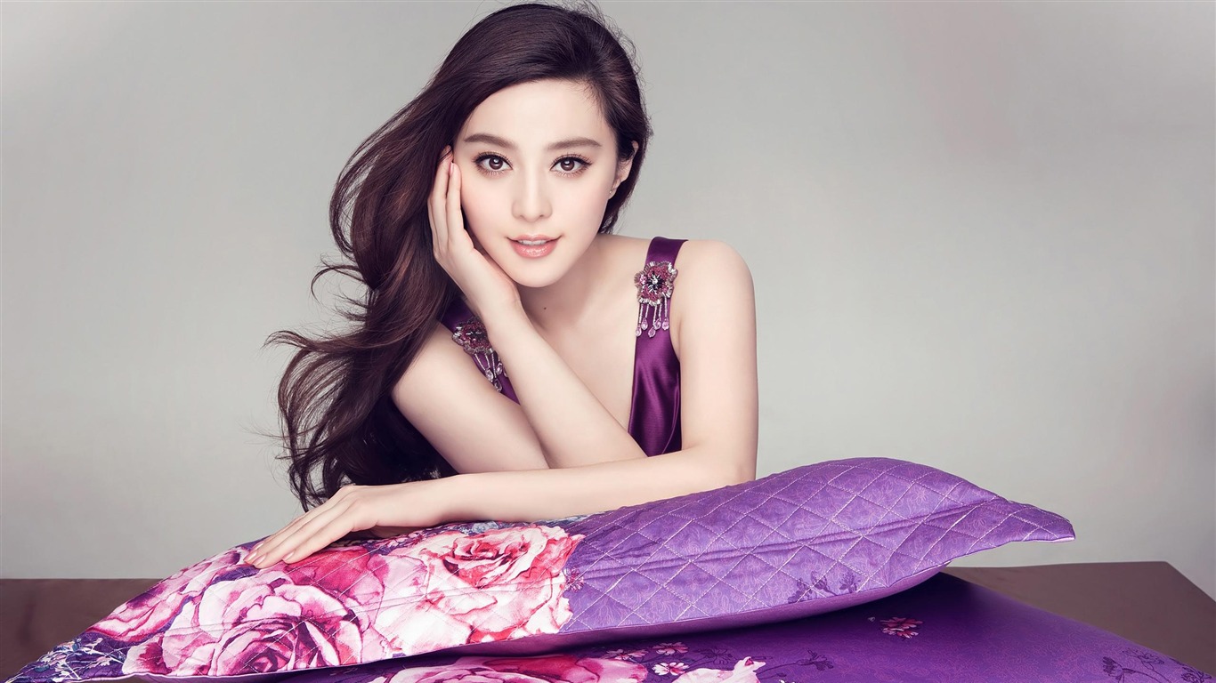 팬 Bingbing 사진의 HD 벽지 #13 - 1366x768