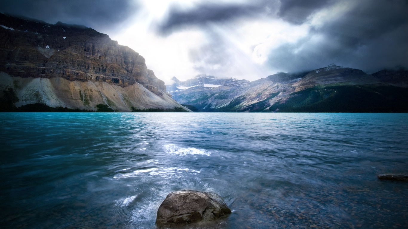 Large picturesque landscape wallpaper (2) #8 - 1366x768