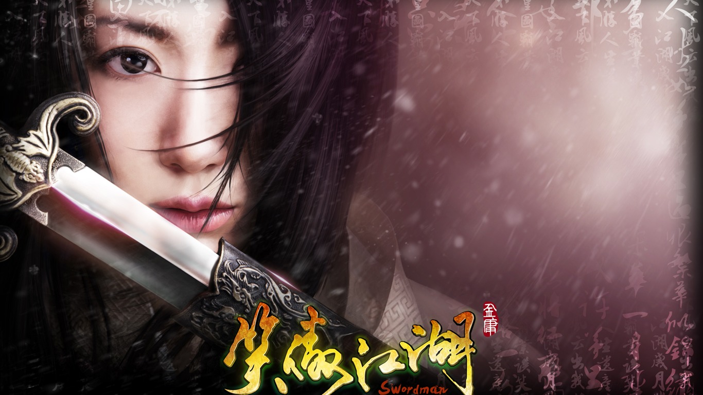 Swordsman OL screen wallpaper #1 - 1366x768