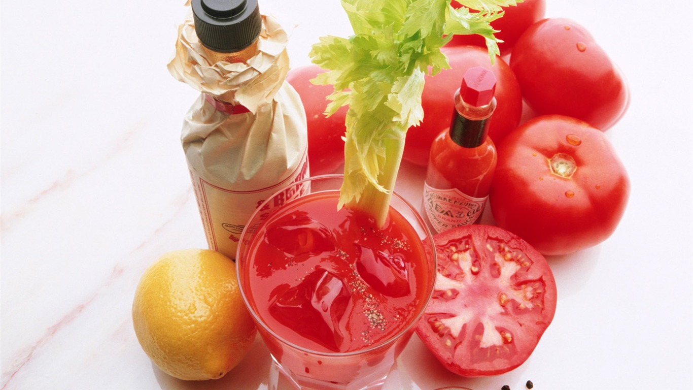 Gourmet večeře tapety (7) #4 - 1366x768