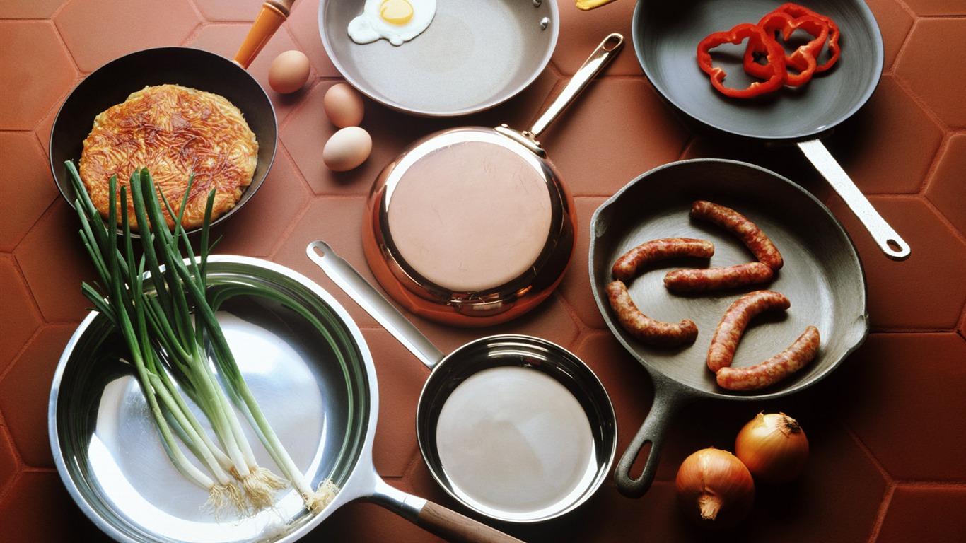 Gourmet dinner wallpaper (7) #15 - 1366x768