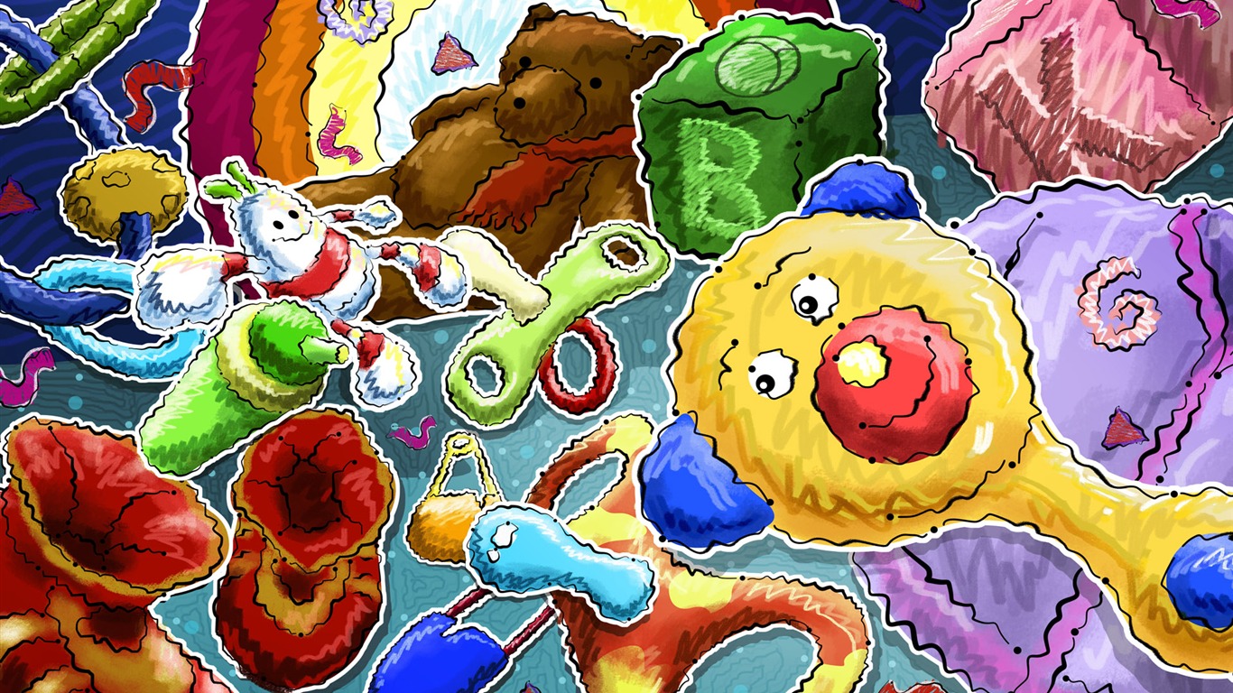 卡通世界 壁纸(一)14 - 1366x768