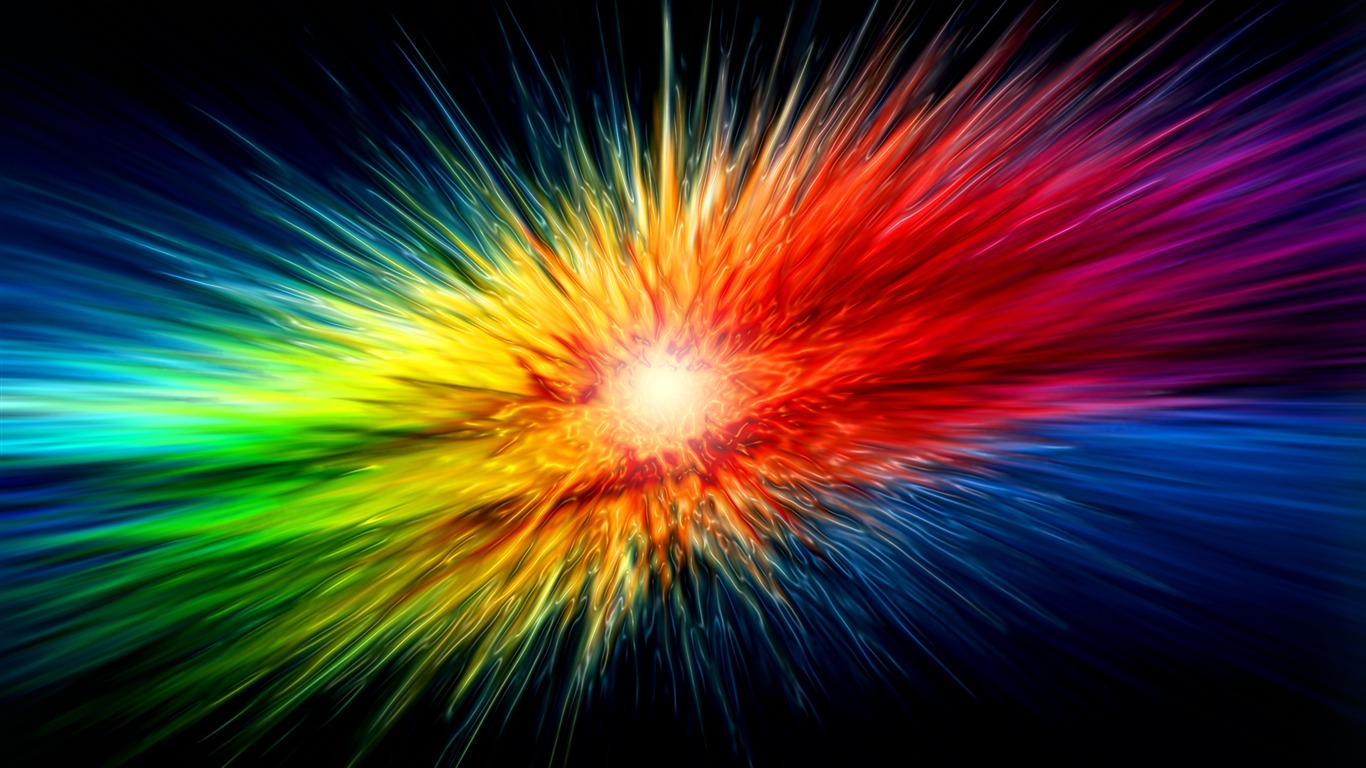 Super Bright color background wallpaper (2) #10 - 1366x768