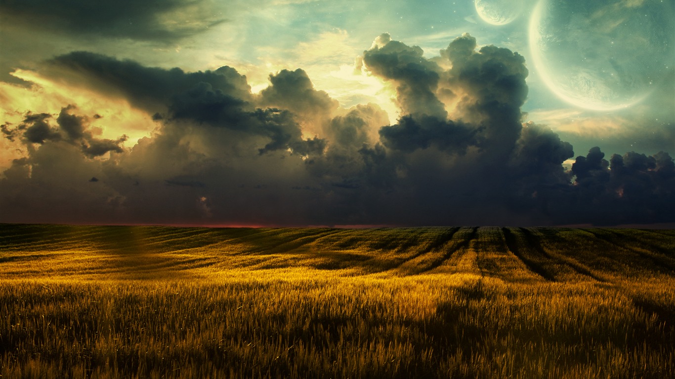 Velké krajiny tapety sbírka (5) #18 - 1366x768