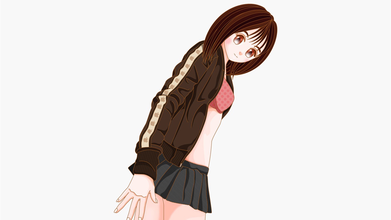 mac女孩 壁纸(二) #8 - 1366x768