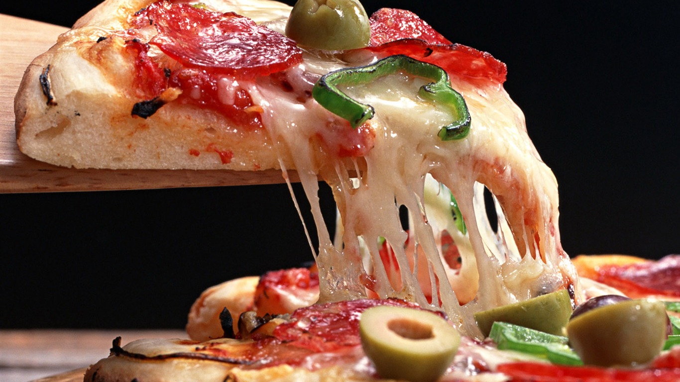 Pizza 美食壁紙(一) #4 - 1366x768