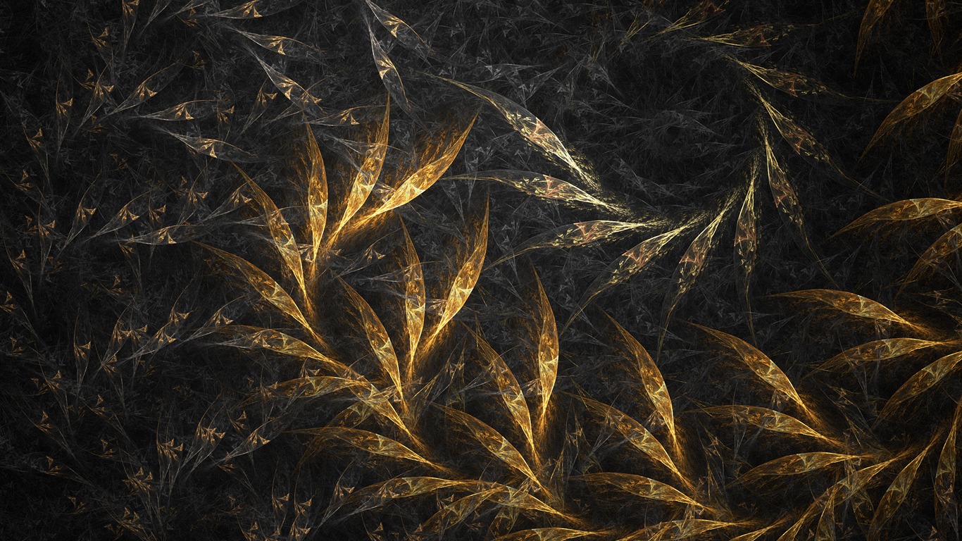 超大炫彩花紋 壁紙(一) #3 - 1366x768