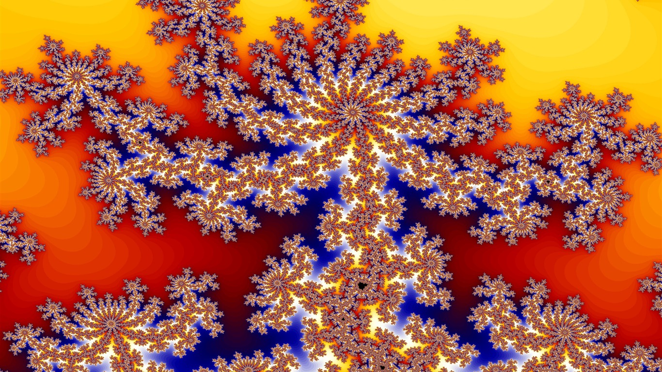 Super Bright Muster Tapete (2) #13 - 1366x768