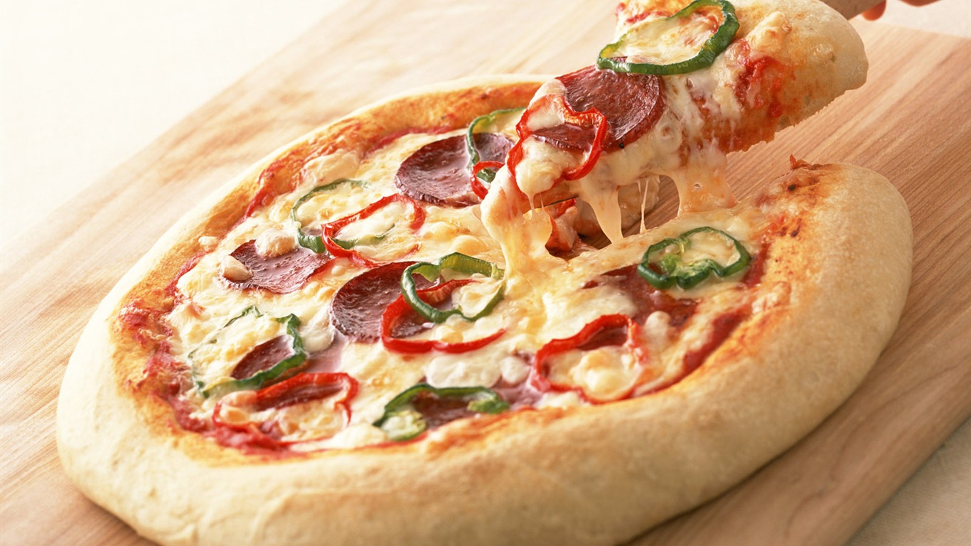 Pizza 美食壁紙(二) #5 - 1366x768