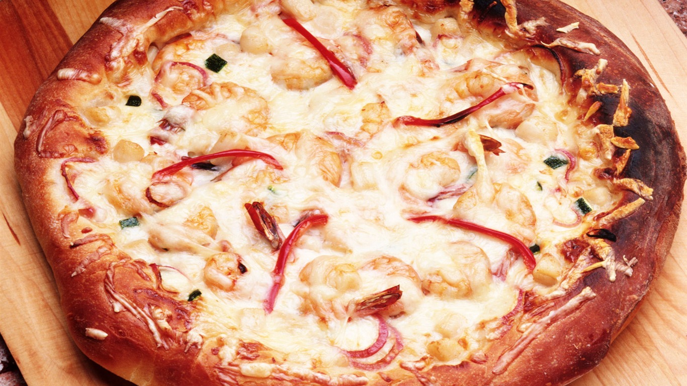 Pizza 美食壁紙(二) #7 - 1366x768