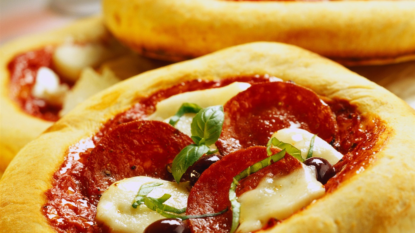 Pizza 美食壁紙(二) #15 - 1366x768