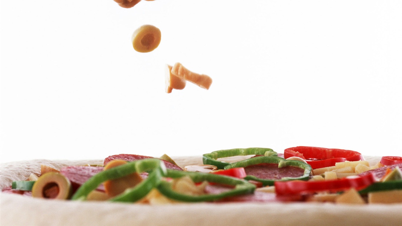 Pizza 美食壁紙(二) #17 - 1366x768