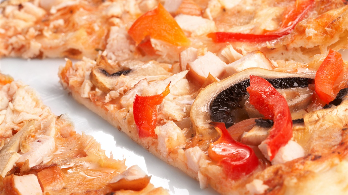 Pizza 美食壁紙(三) #2 - 1366x768