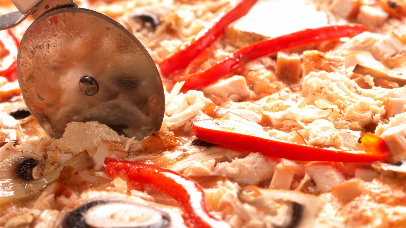 Pizza 美食壁紙(三) #10 - 1366x768