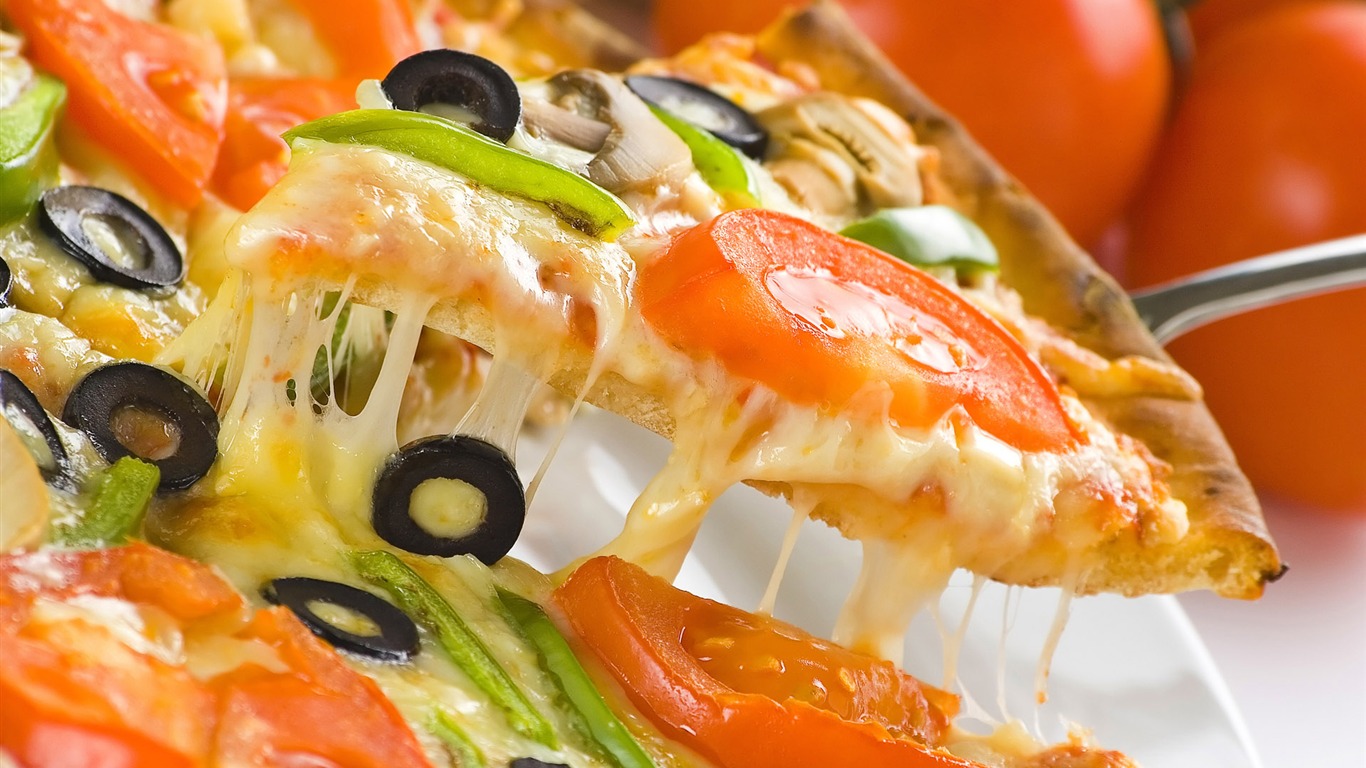 Pizza 美食壁紙(三) #16 - 1366x768