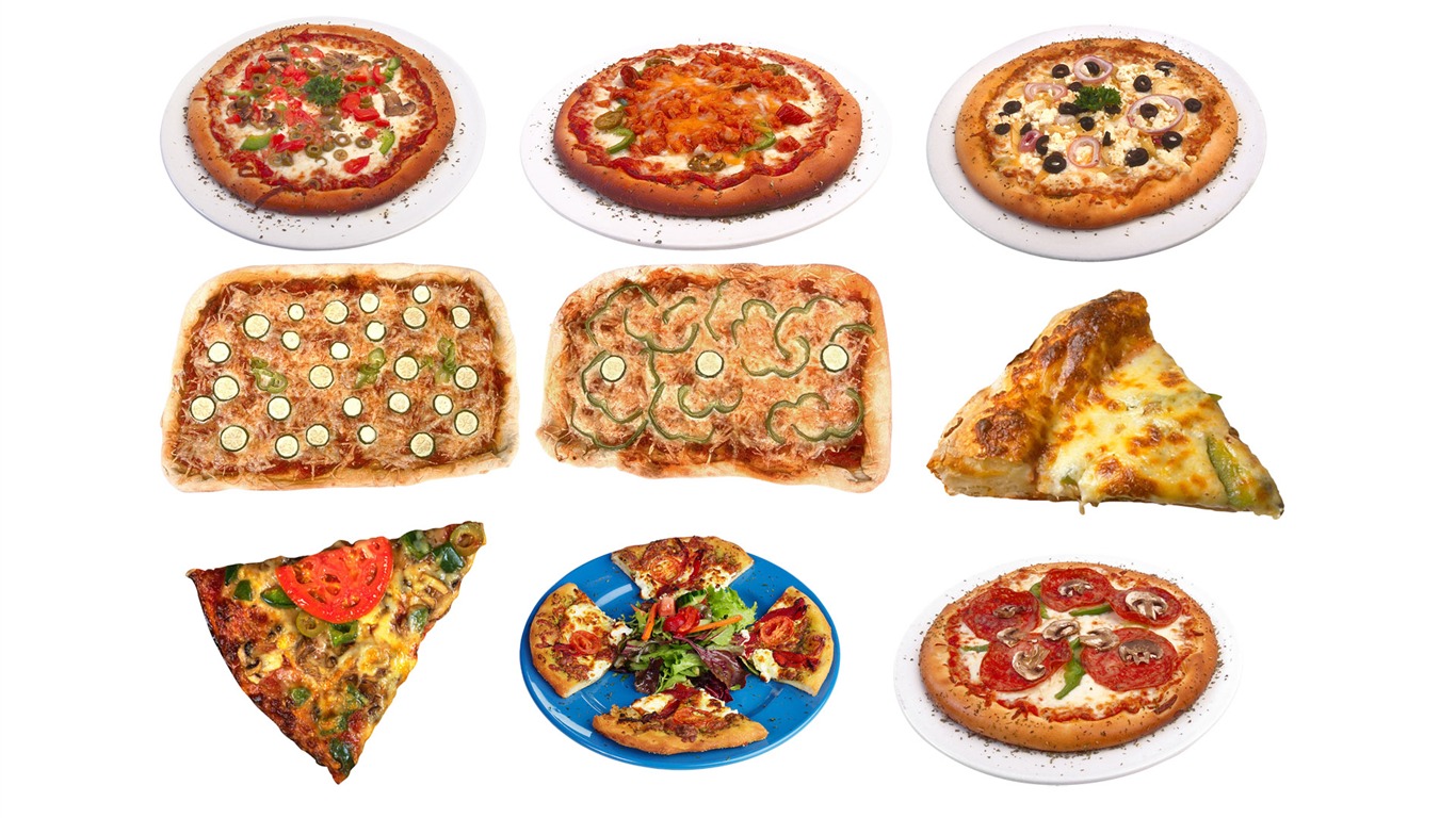 Pizza 美食壁紙(三) #17 - 1366x768