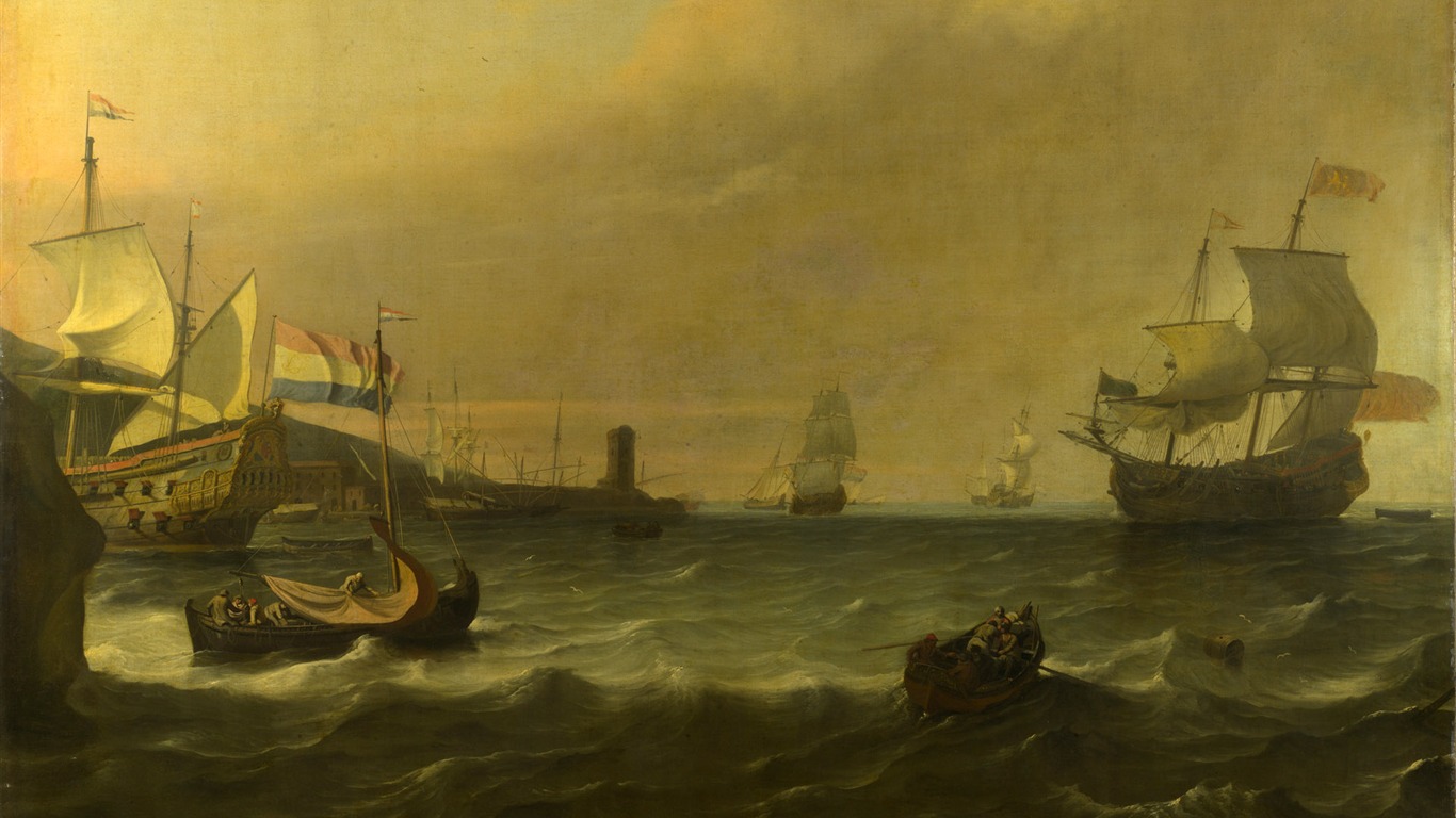 伦敦画廊帆船 壁纸(一)5 - 1366x768