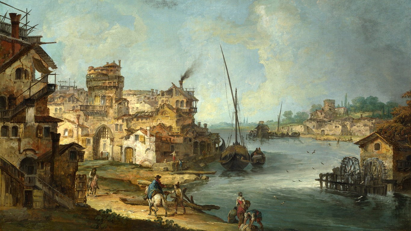 Londýn Galerie plachtění tapety (1) #9 - 1366x768
