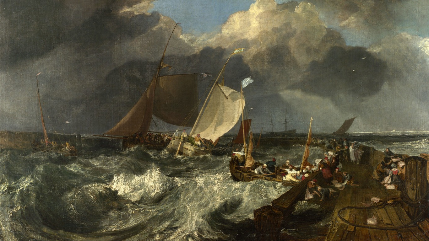 伦敦画廊帆船 壁纸(一)13 - 1366x768