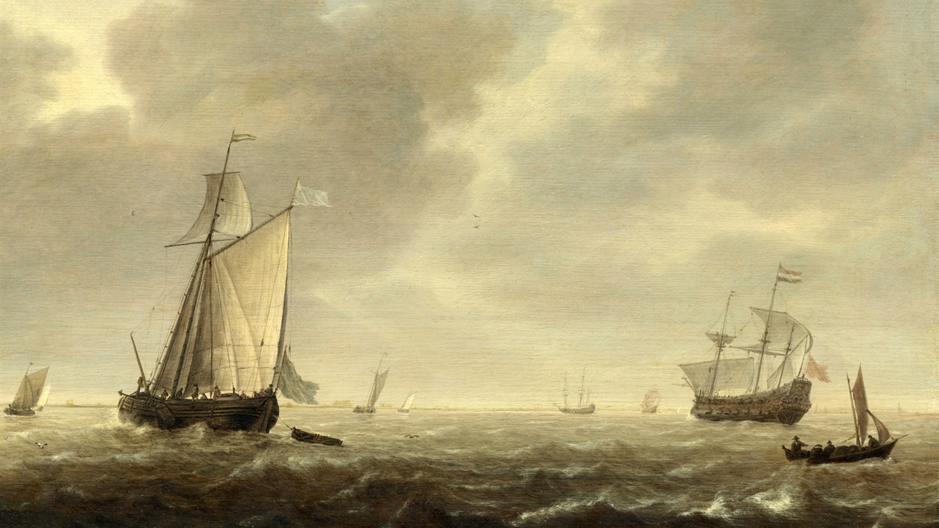 London Gallery sailing wallpaper (1) #18 - 1366x768