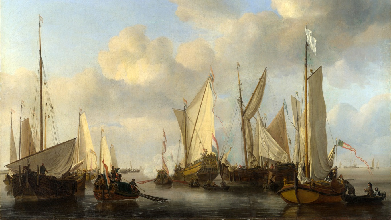 London Gallery sailing wallpaper (2) #18 - 1366x768