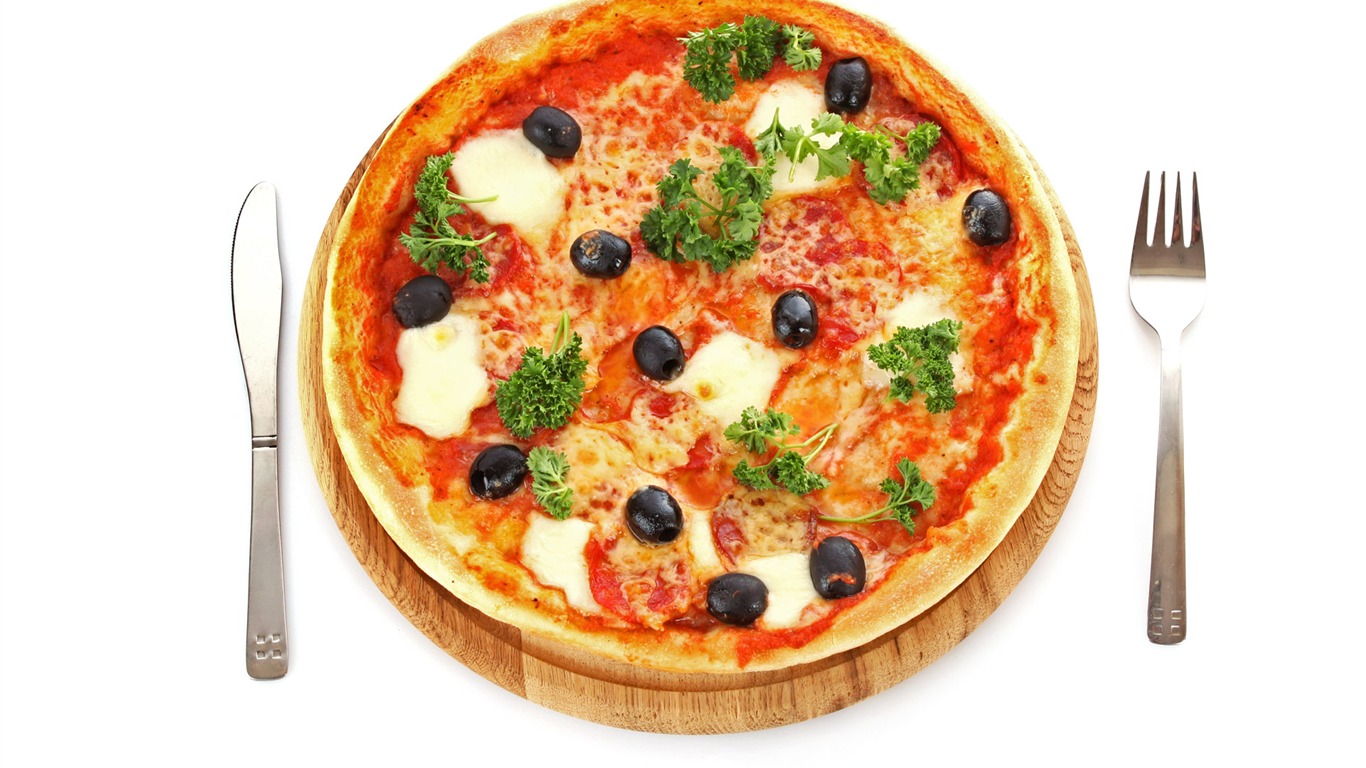 Pizza 美食壁纸(四)9 - 1366x768