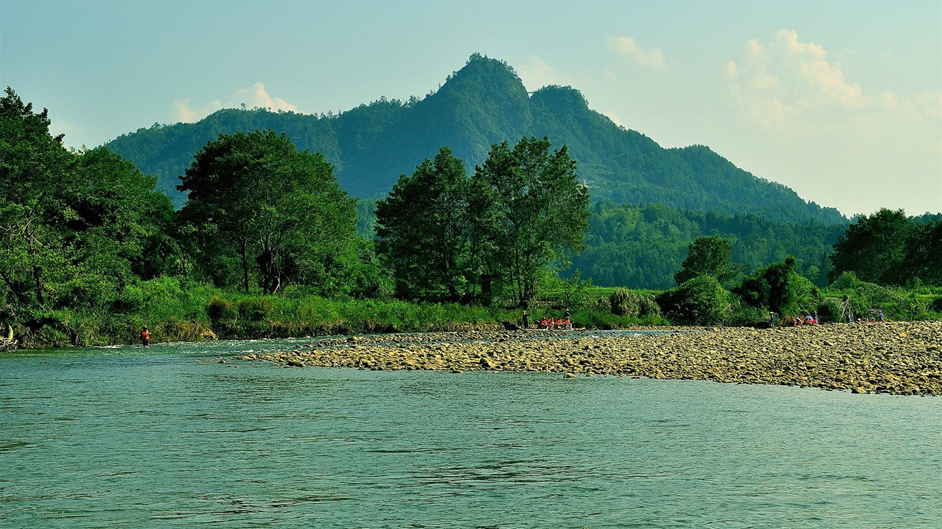 武夷jiuquの風景 (写真作品の変化) #4 - 1366x768