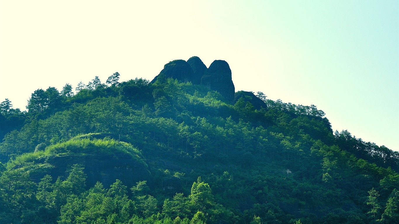 Wuyi jiuqu Krajina (fotografie děl změny) #5 - 1366x768