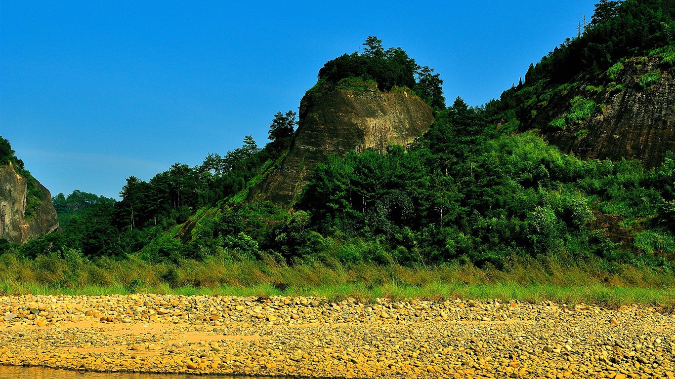 Wuyi jiuqu Krajina (fotografie děl změny) #7 - 1366x768