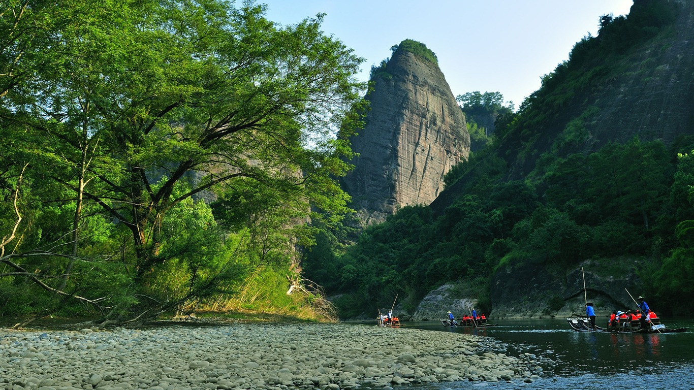 武夷jiuquの風景 (写真作品の変化) #14 - 1366x768