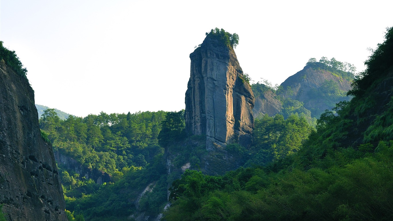 Wuyi jiuqu Krajina (fotografie děl změny) #16 - 1366x768