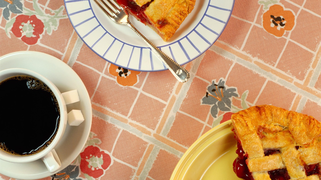 Gourmet dinner wallpaper (9) #1 - 1366x768